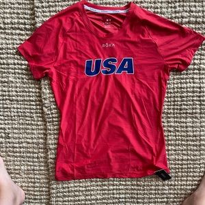 RUKA womens USA t shirt